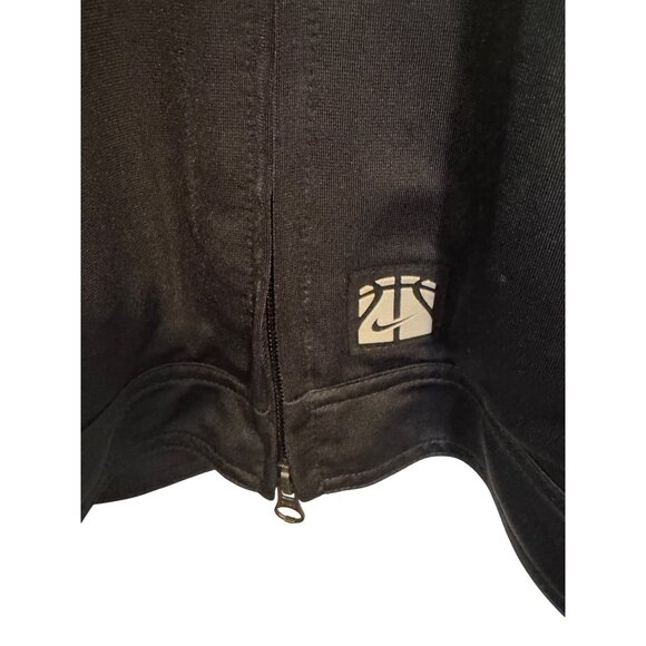 Nike Full-Zip Jacket Mens Size L Black Lightweight Polyester Made In Thailand - Picture 8 of 8